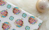 Disney Frozen Elsa Anna Fabric printed in Korea by the Half Yard